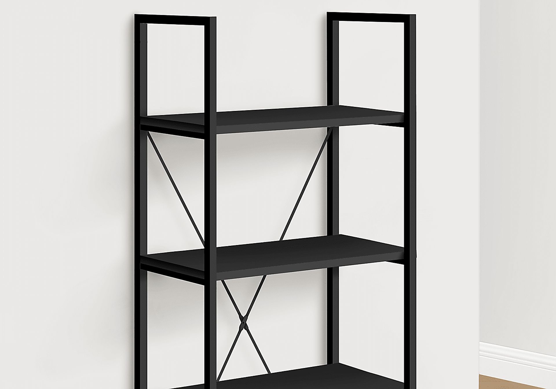 Wallcraft Black Bookcase - Image 3