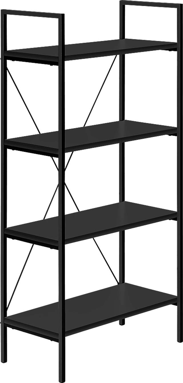 Wallcraft Black Bookcase - Thumbnail - Image 4