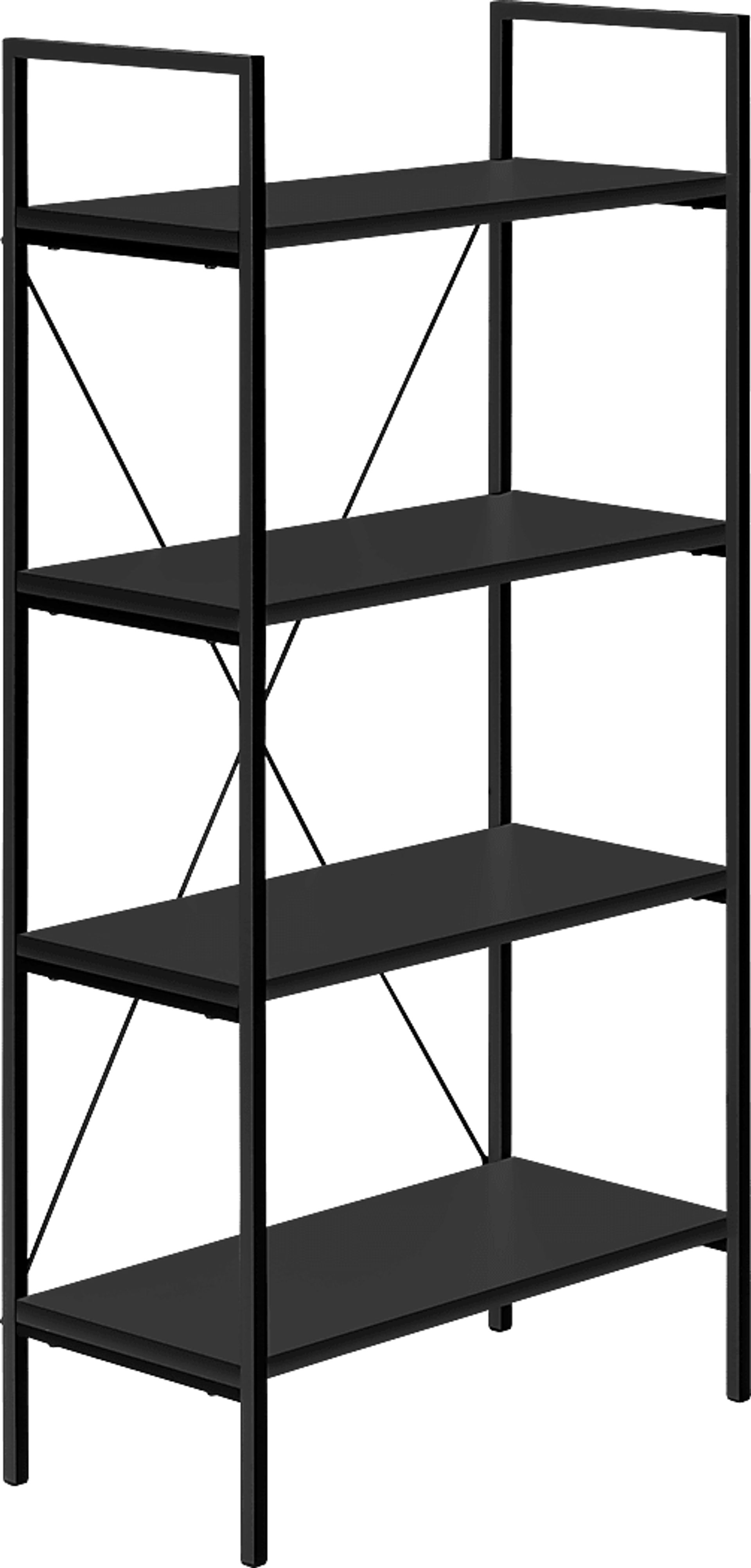 Wallcraft Black Bookcase - Image 4