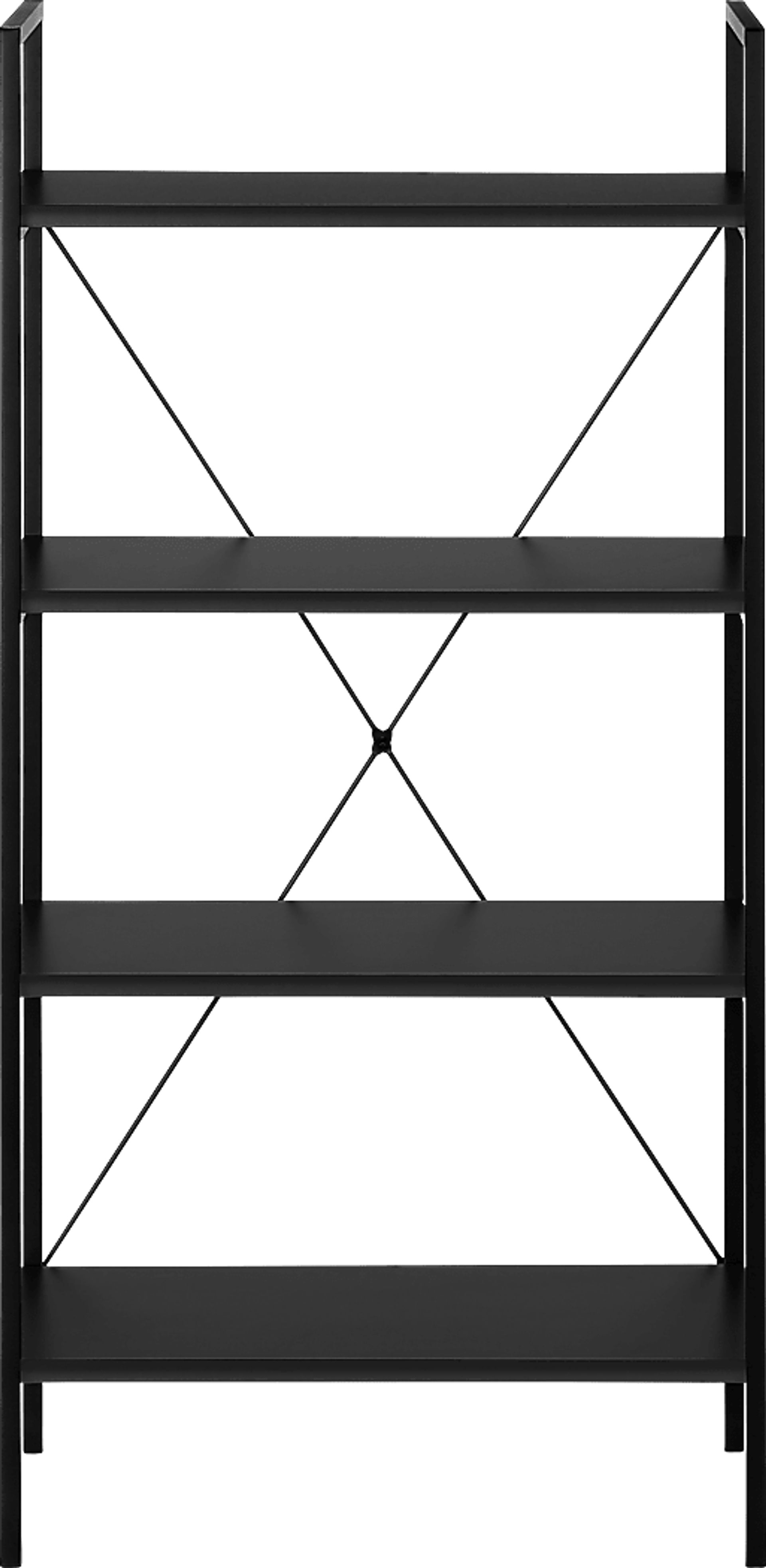 Wallcraft Black Bookcase - Image 1
