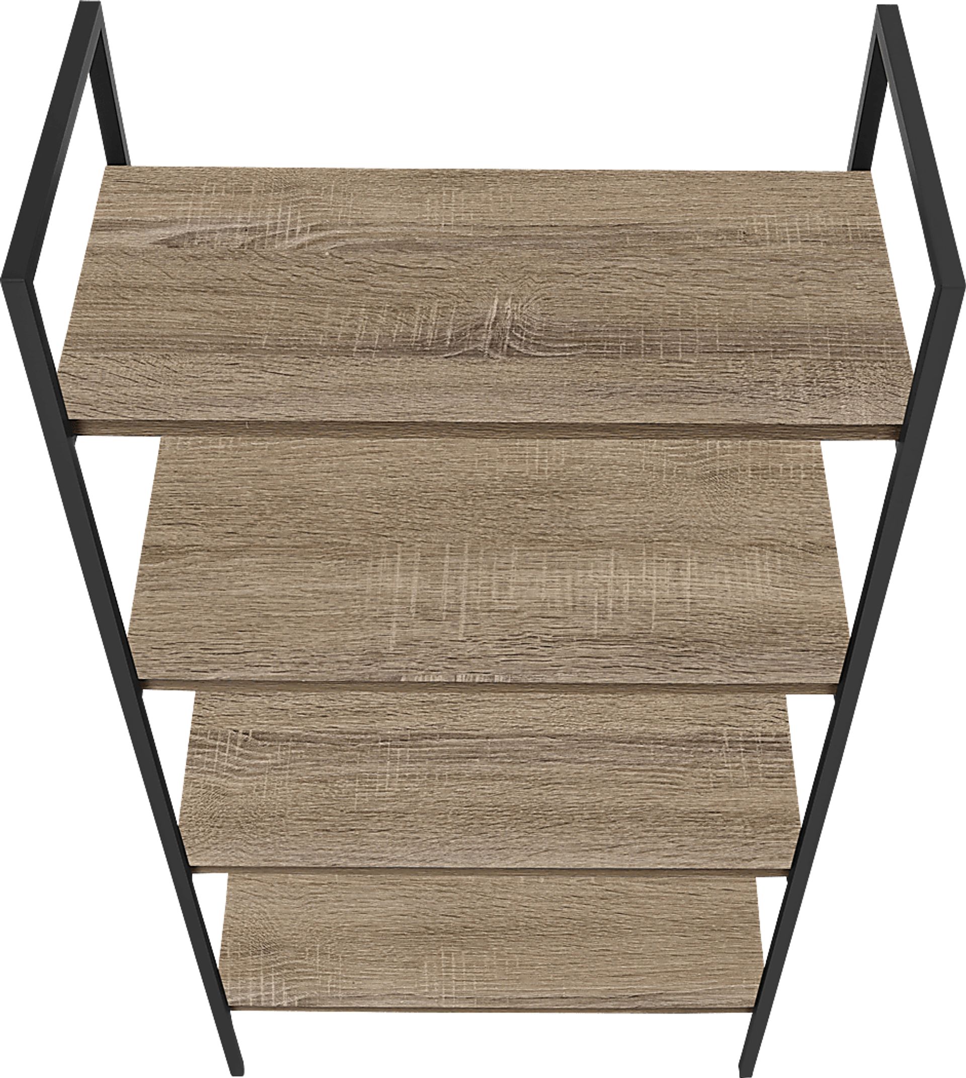 Wallcraft Taupe Bookcase - Image 7