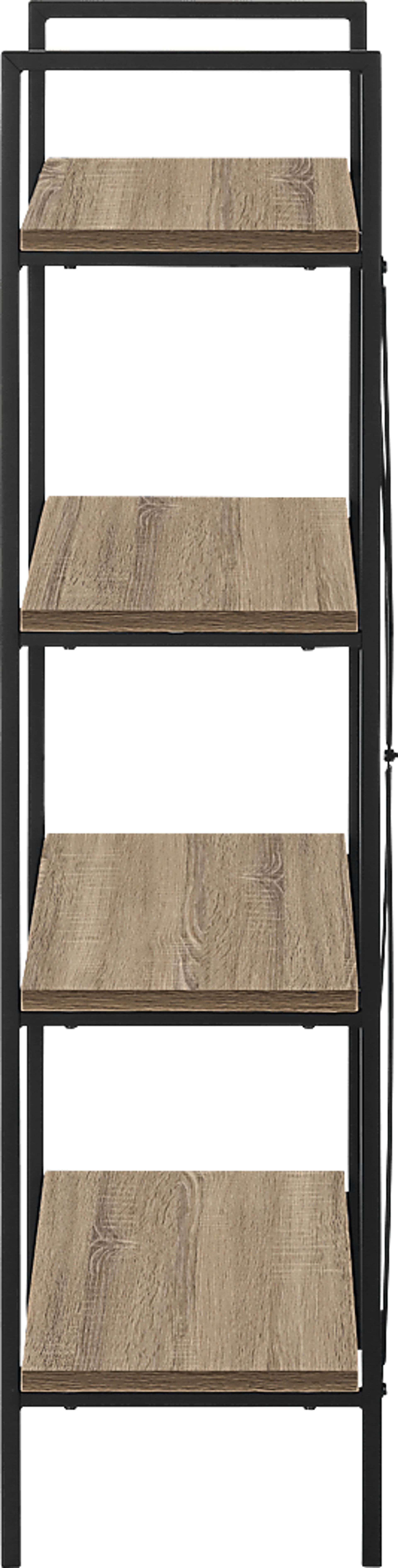 Wallcraft Taupe Bookcase - Image 9
