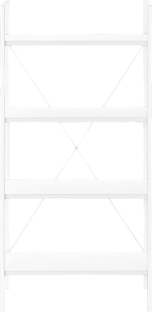 Wallcraft White Bookcase