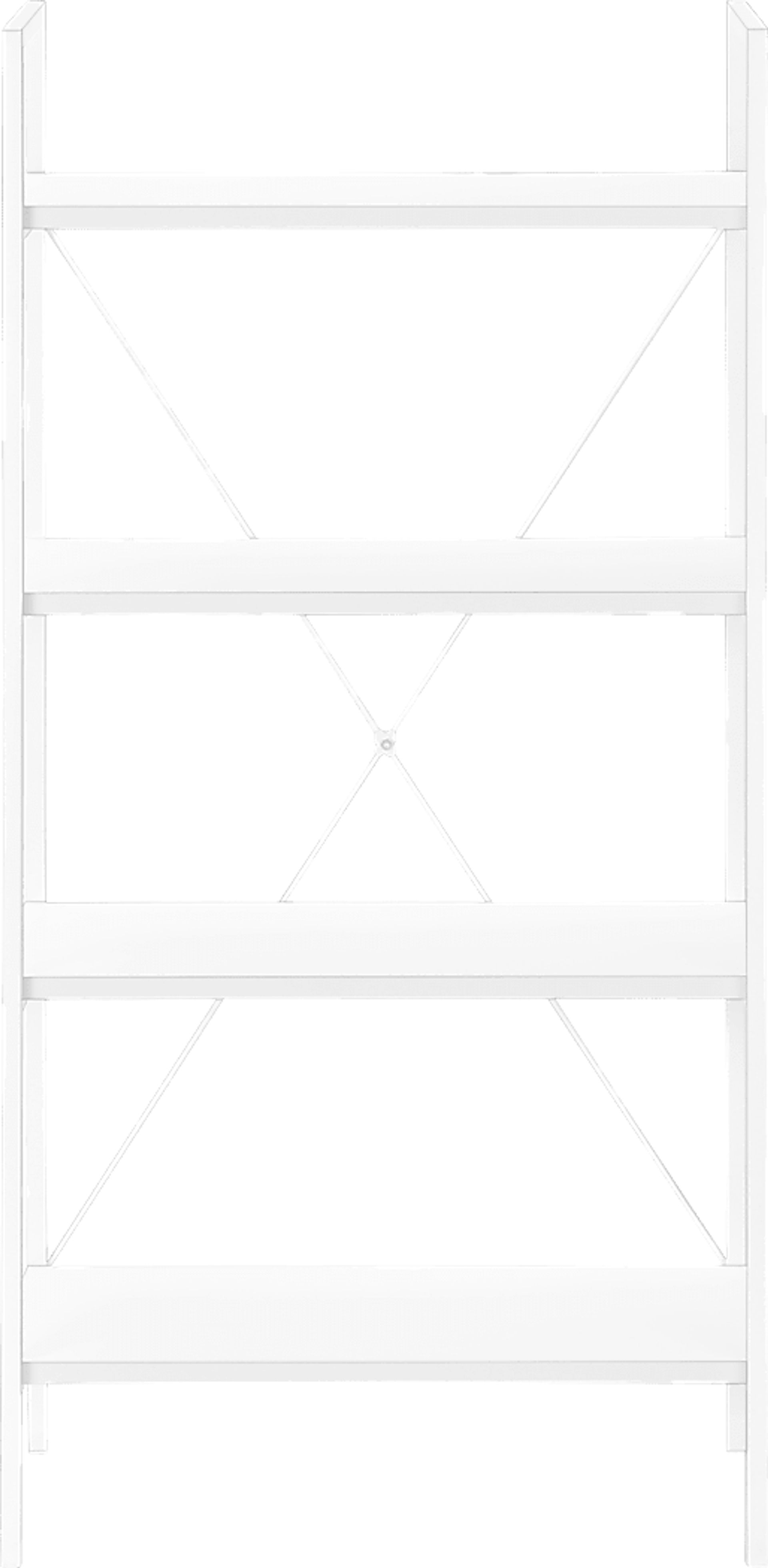 Wallcraft White Bookcase - Image 1