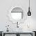 Walldron White Wall Mirror