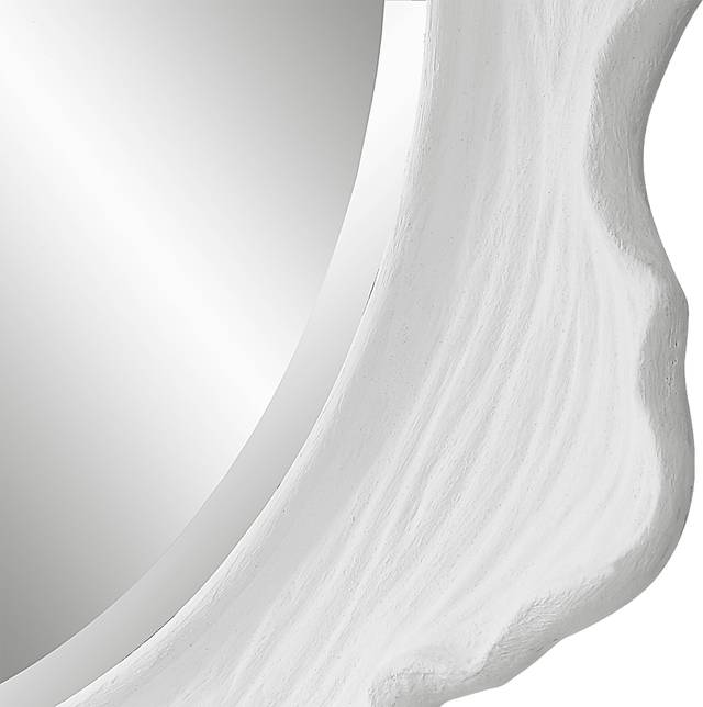 Walldron White Wall Mirror - Thumbnail - Image 6