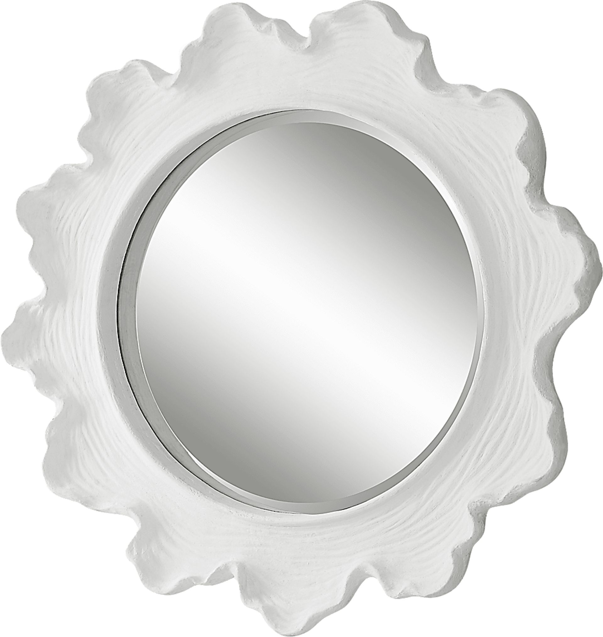 Walldron White Wall Mirror - Image 1