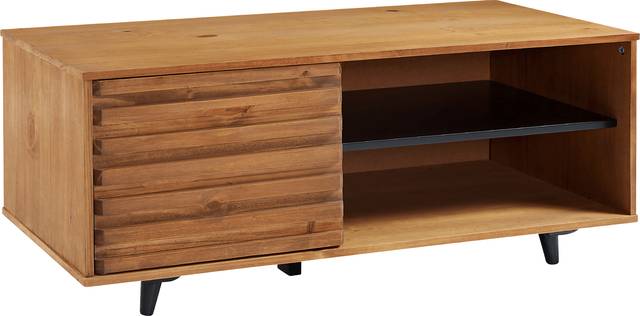 Wallingwood Brown Storage Bench - Thumbnail - Image 1