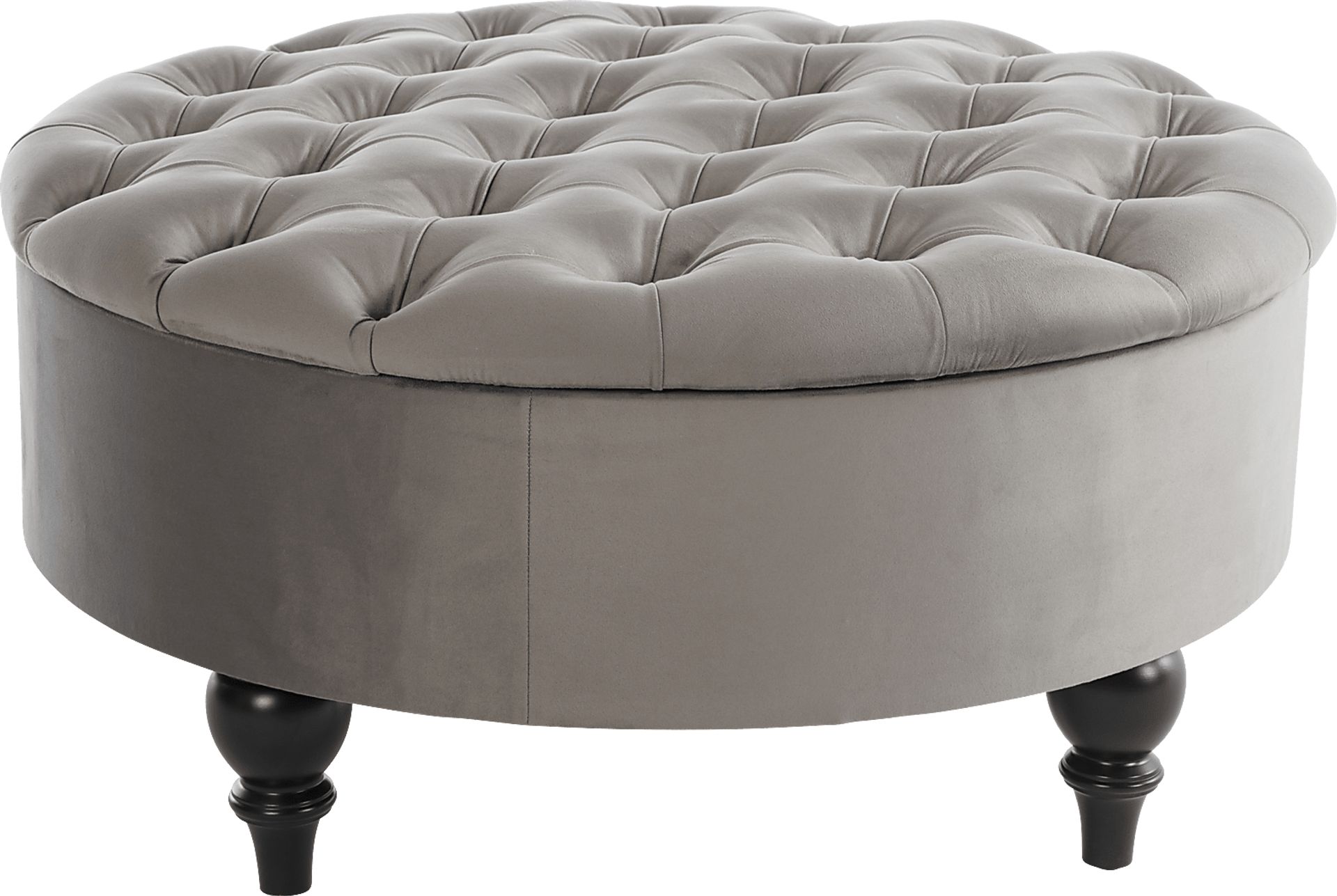 Walport Gray Accent Ottoman - Image 1