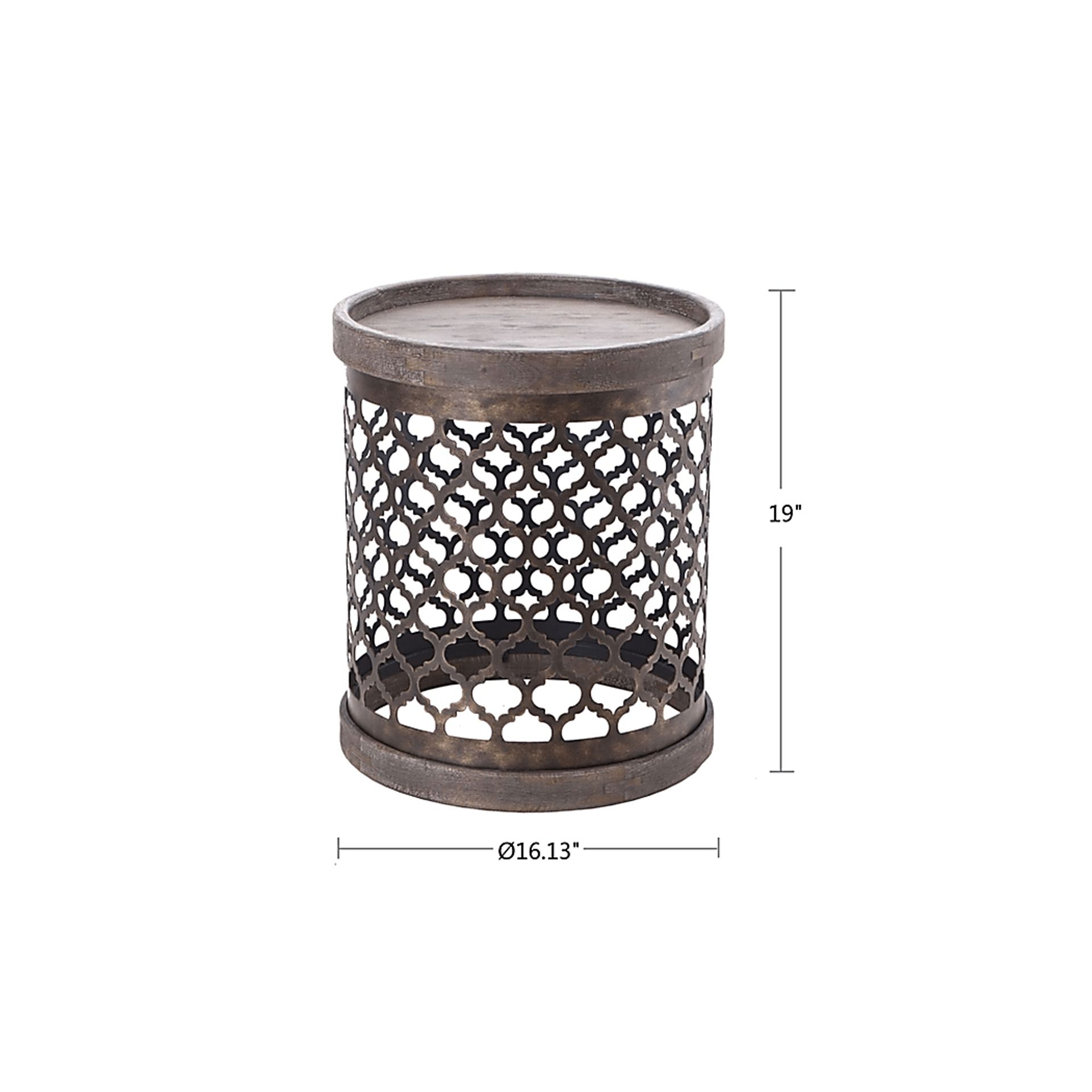 Walsa Gray Accent Table - Image 3