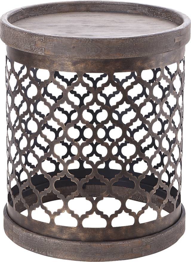 Walsa Gray Accent Table - Thumbnail - Image 1