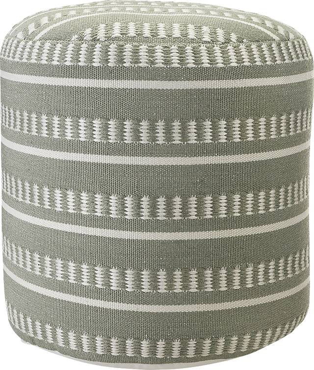 Walshaw Green Indoor/Outdoor Pouf - Thumbnail - Image 1