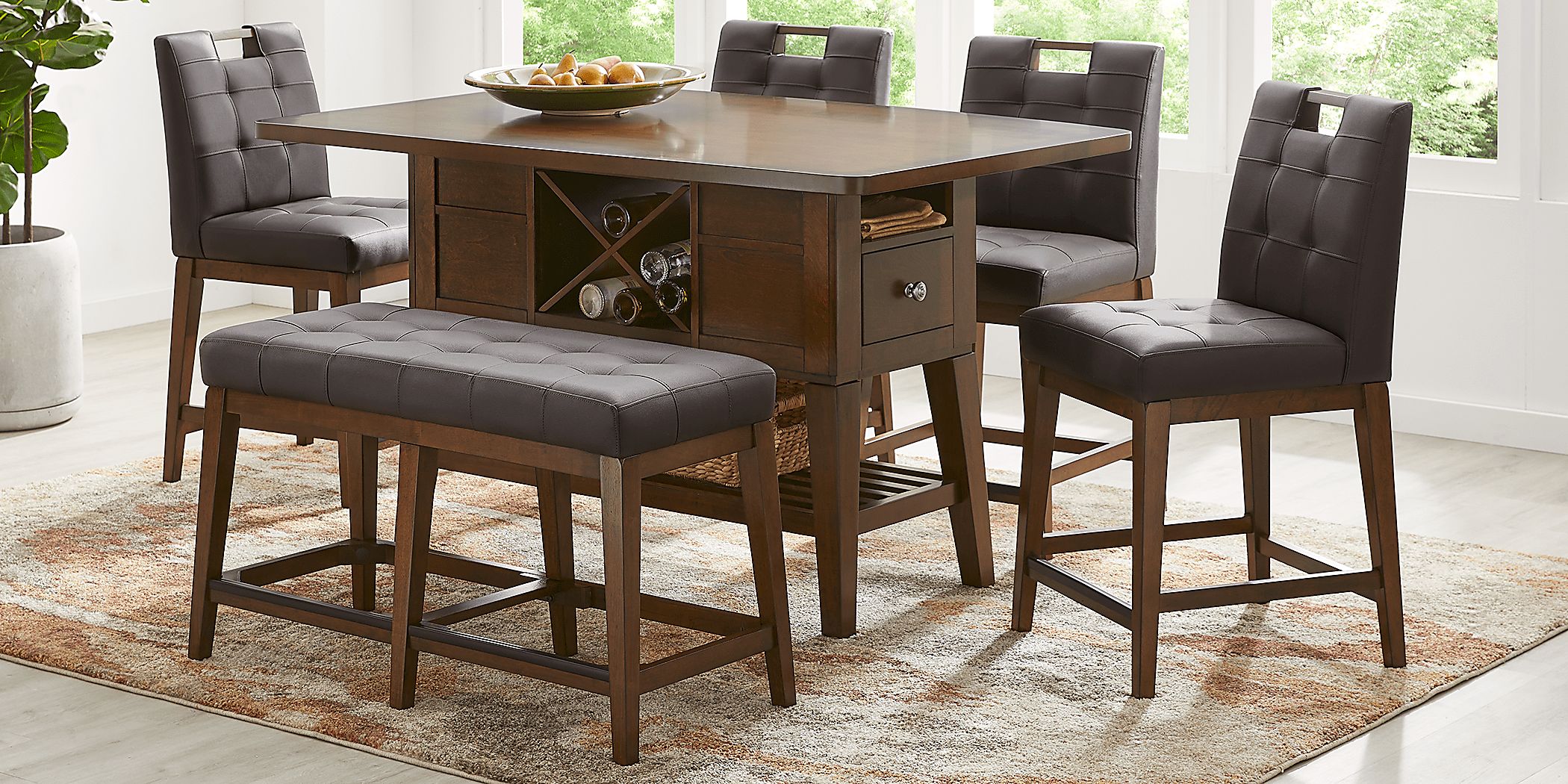 Bar height dining online table set for 6