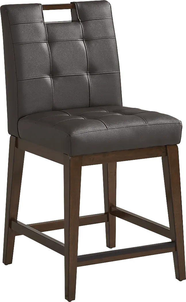 Walstead Place Brown Dark Wood Barstool Rooms to Go