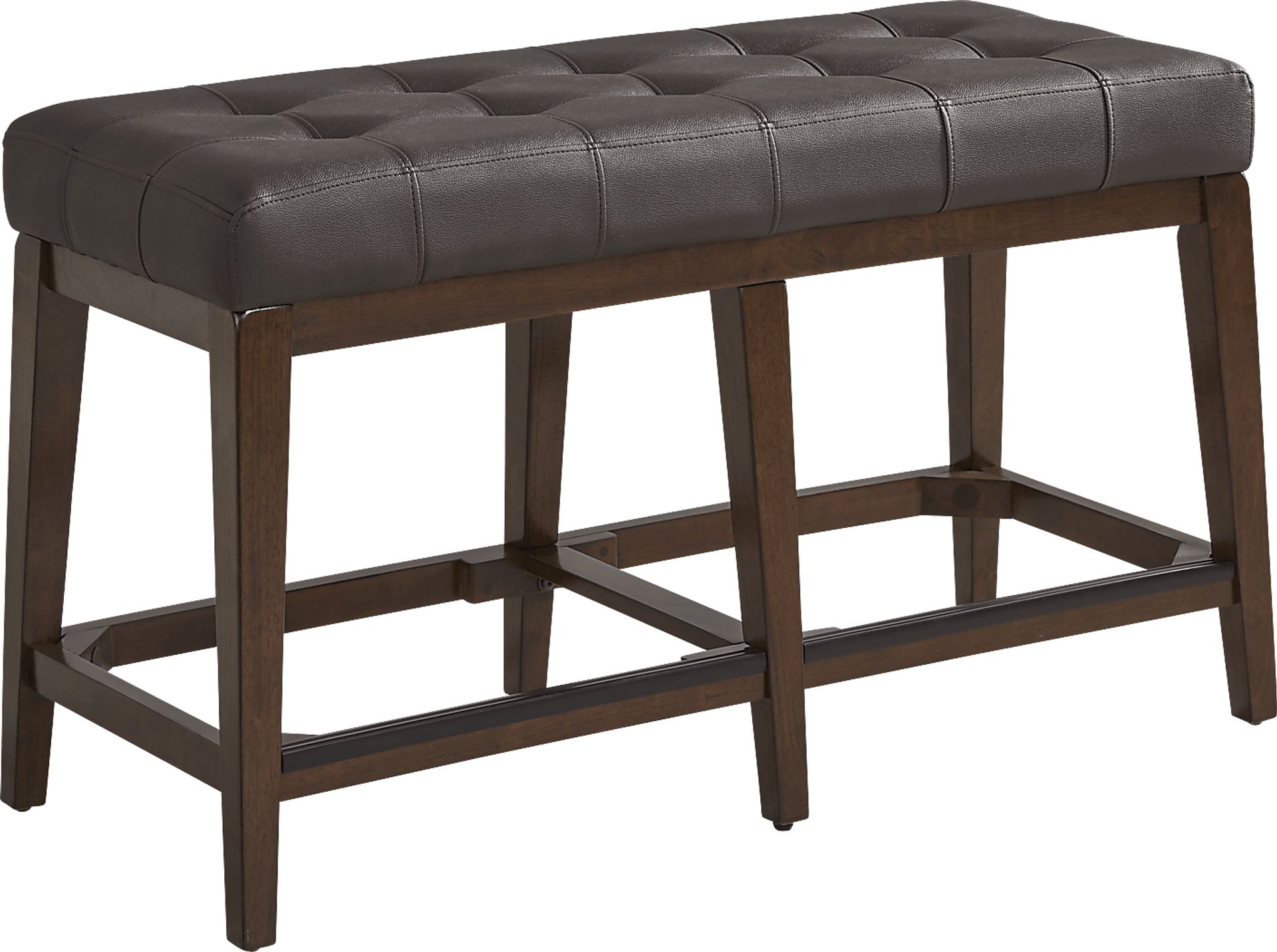 Walstead Place Brown Upholstered Counter Height Bench - Image 1