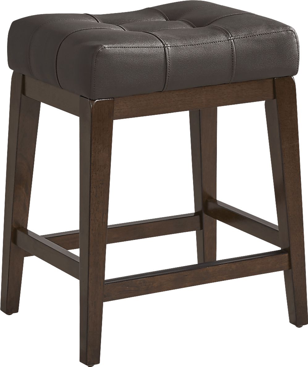 Walstead Place Brown Upholstered Kyoto Counter Height Stool