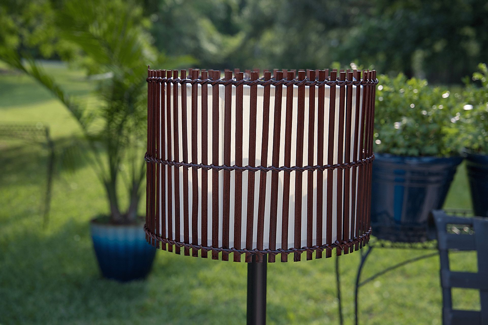 Walterboro Brown Outdoor Table Lamp - Image 6