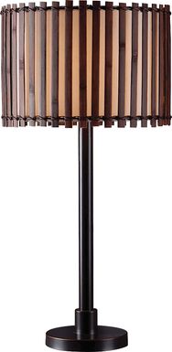 Walterboro Brown Outdoor Table Lamp