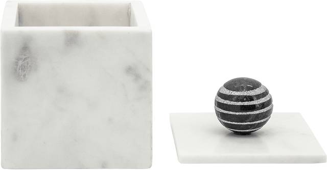 Wampold White Large Decorative Box - Thumbnail - Image 4