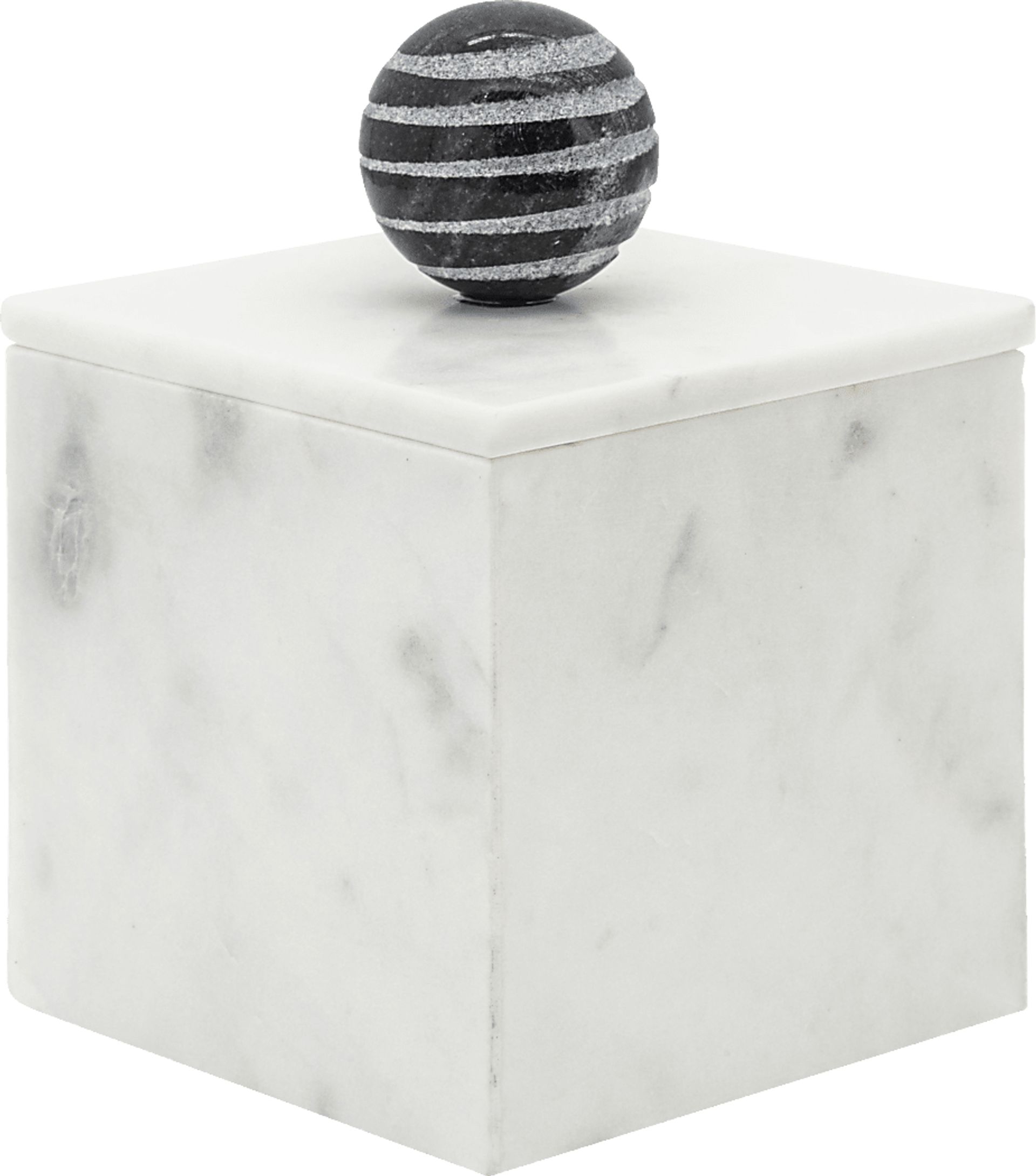Wampold White Large Decorative Box - Image 1