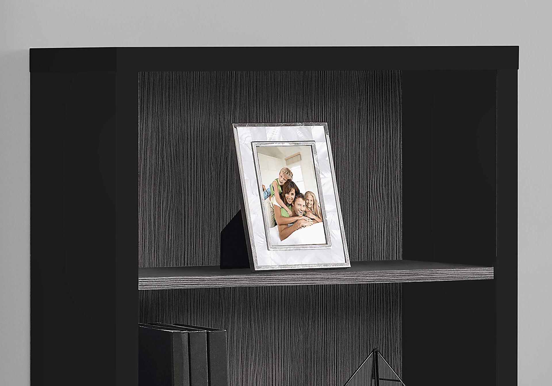 Wampton Black Bookcase - Image 3