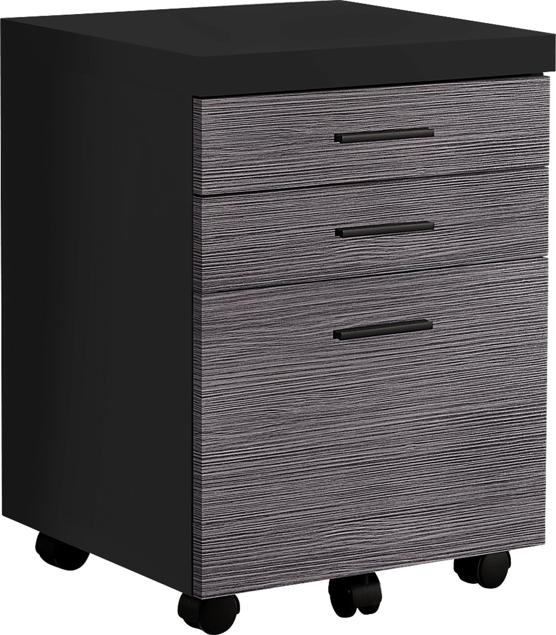 Wampton Black File Cabinet - Image 1