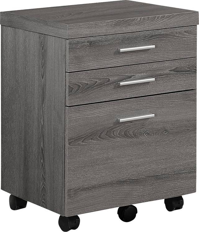 Wampton Taupe File Cabinet - Thumbnail - Image 1
