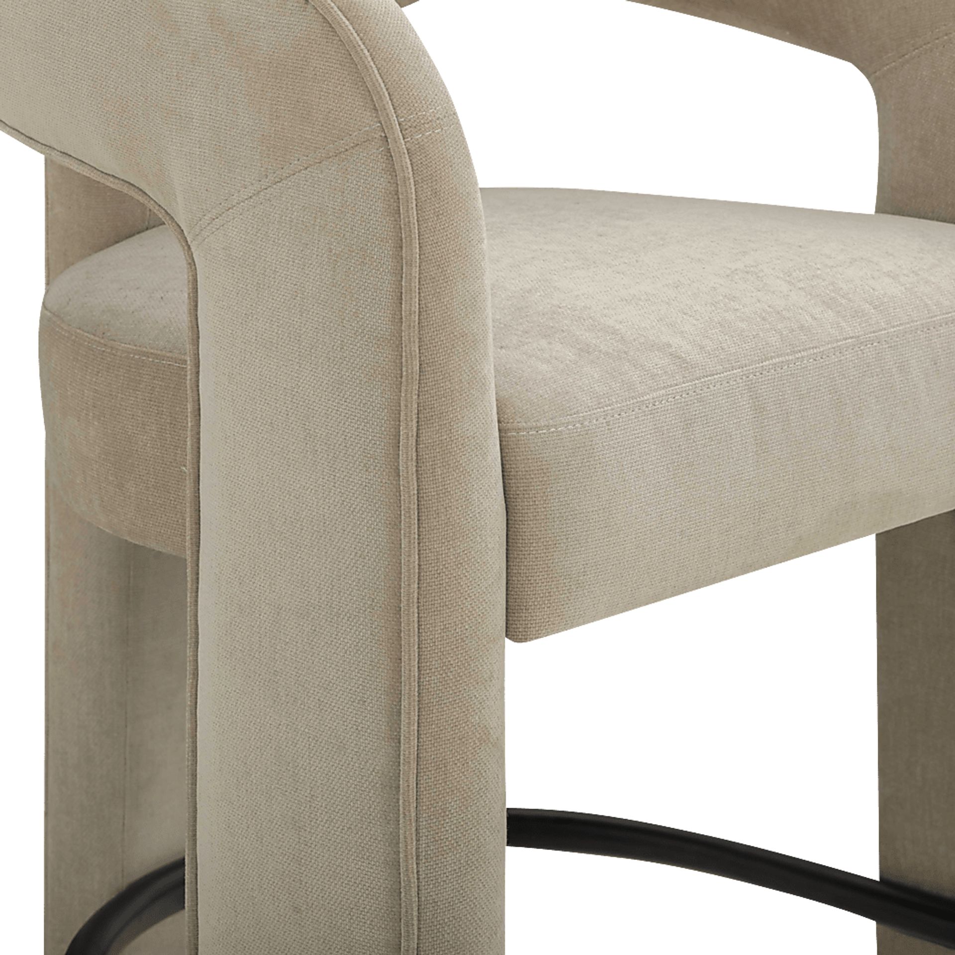 Wanaao Beige Barstool - Image 4