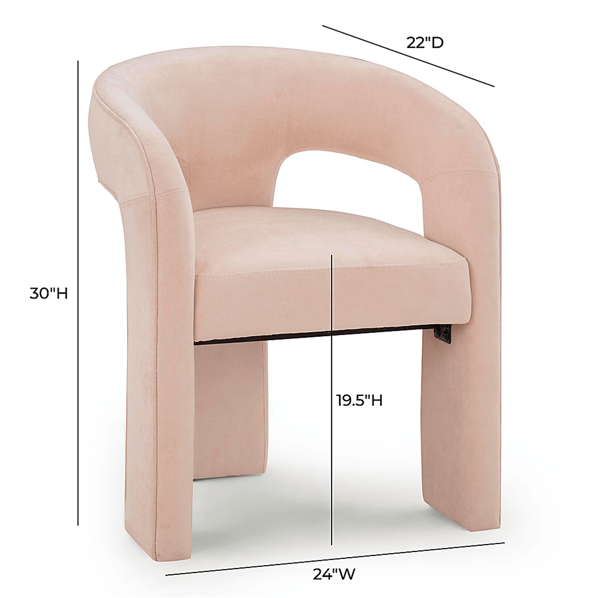 Wanaao Blush Side Chair - Image 6