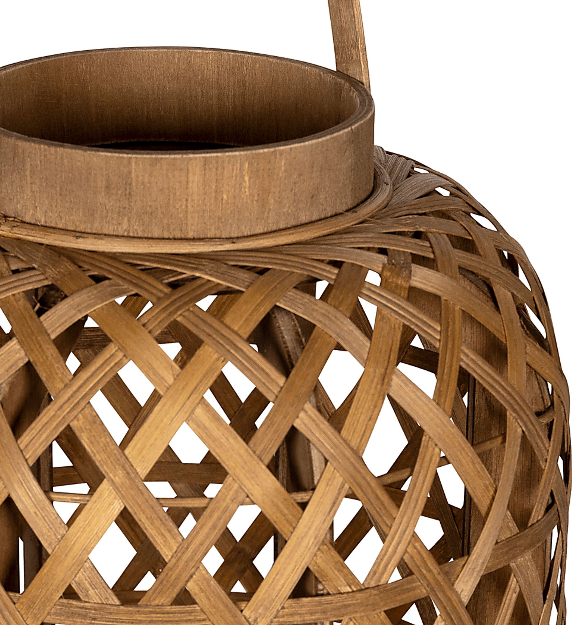 Wanakah Brown Lantern Stand - Image 4