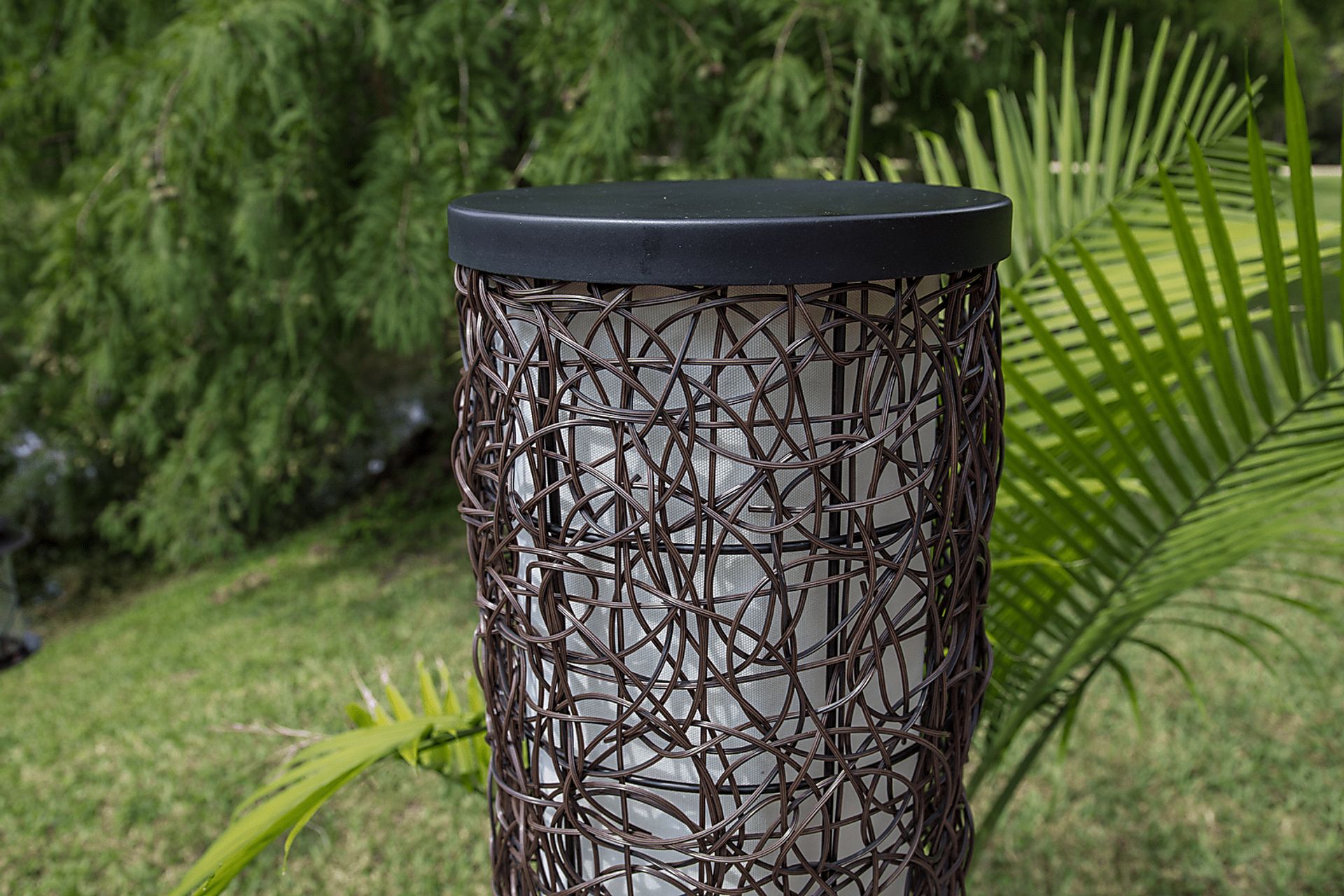 Wanchese Brown Outdoor Floor Lamp - Image 4