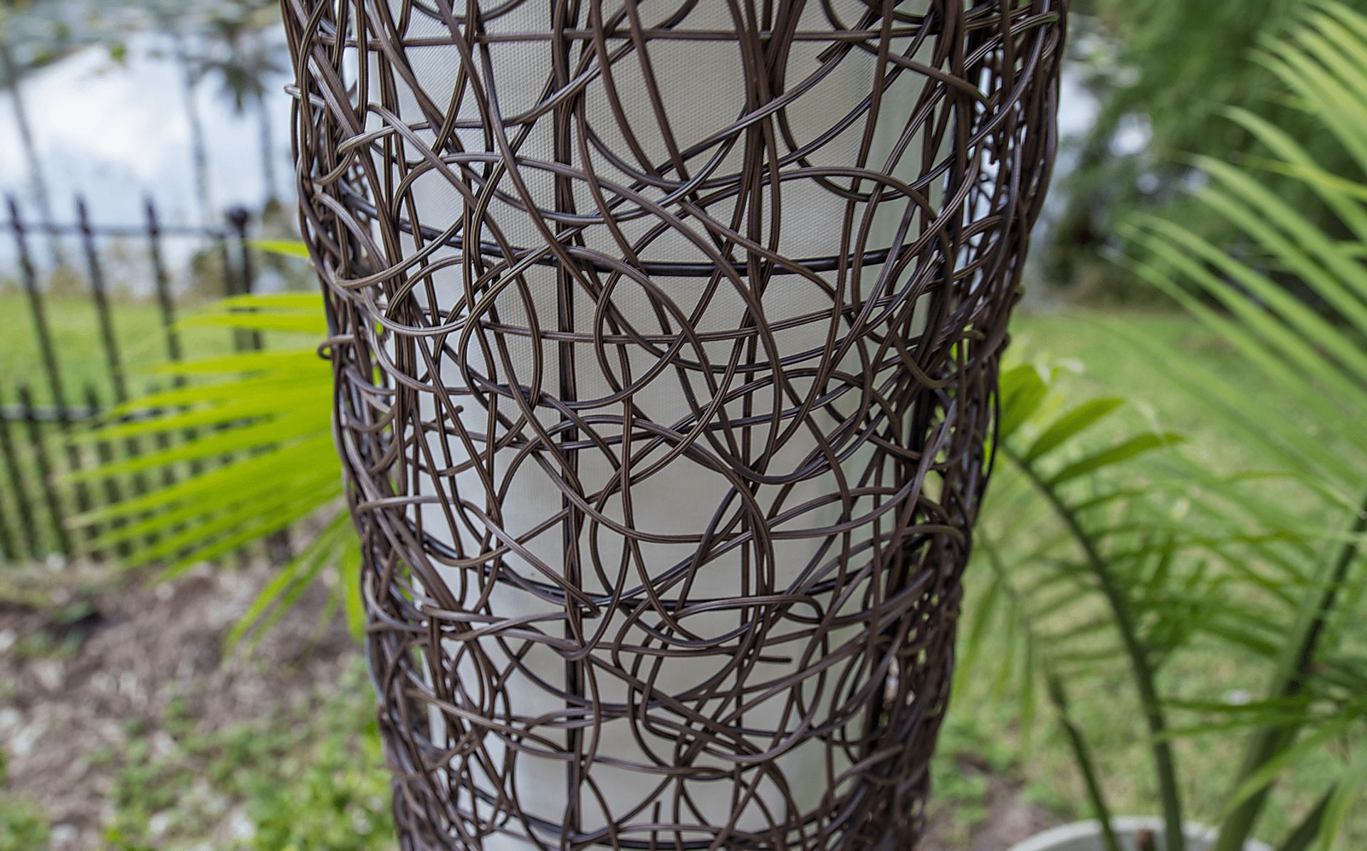 Wanchese Brown Outdoor Floor Lamp - Image 5