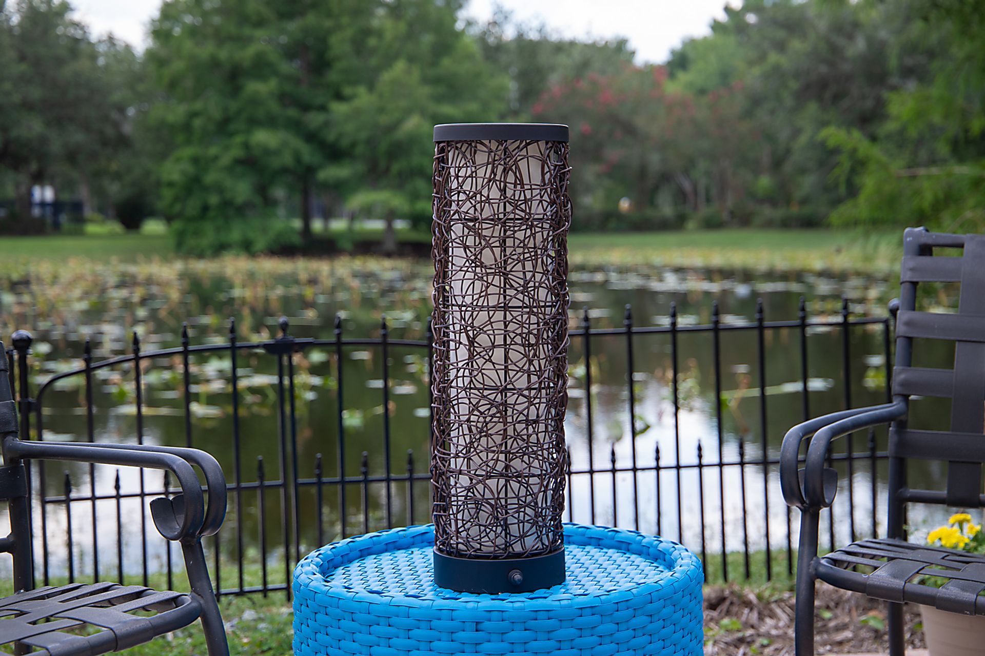 Wanchese Brown Outdoor Table Lamp - Image 4