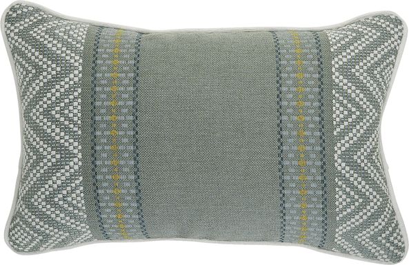 Wanderer Surf Celadon Indoor/Outdoor Accent Pillow
