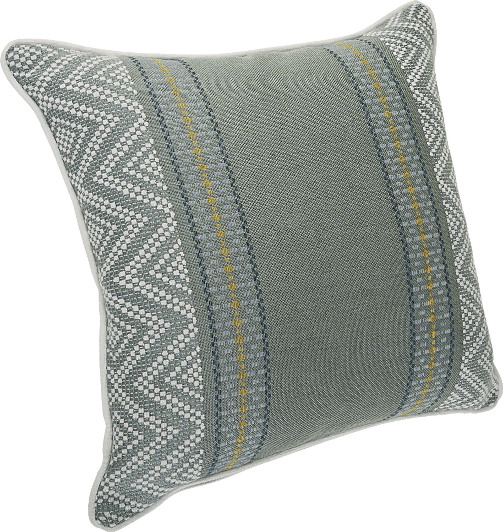 Wanderer Surf Celadon Indoor/Outdoor Accent Pillow, Set of 2 - Image 2