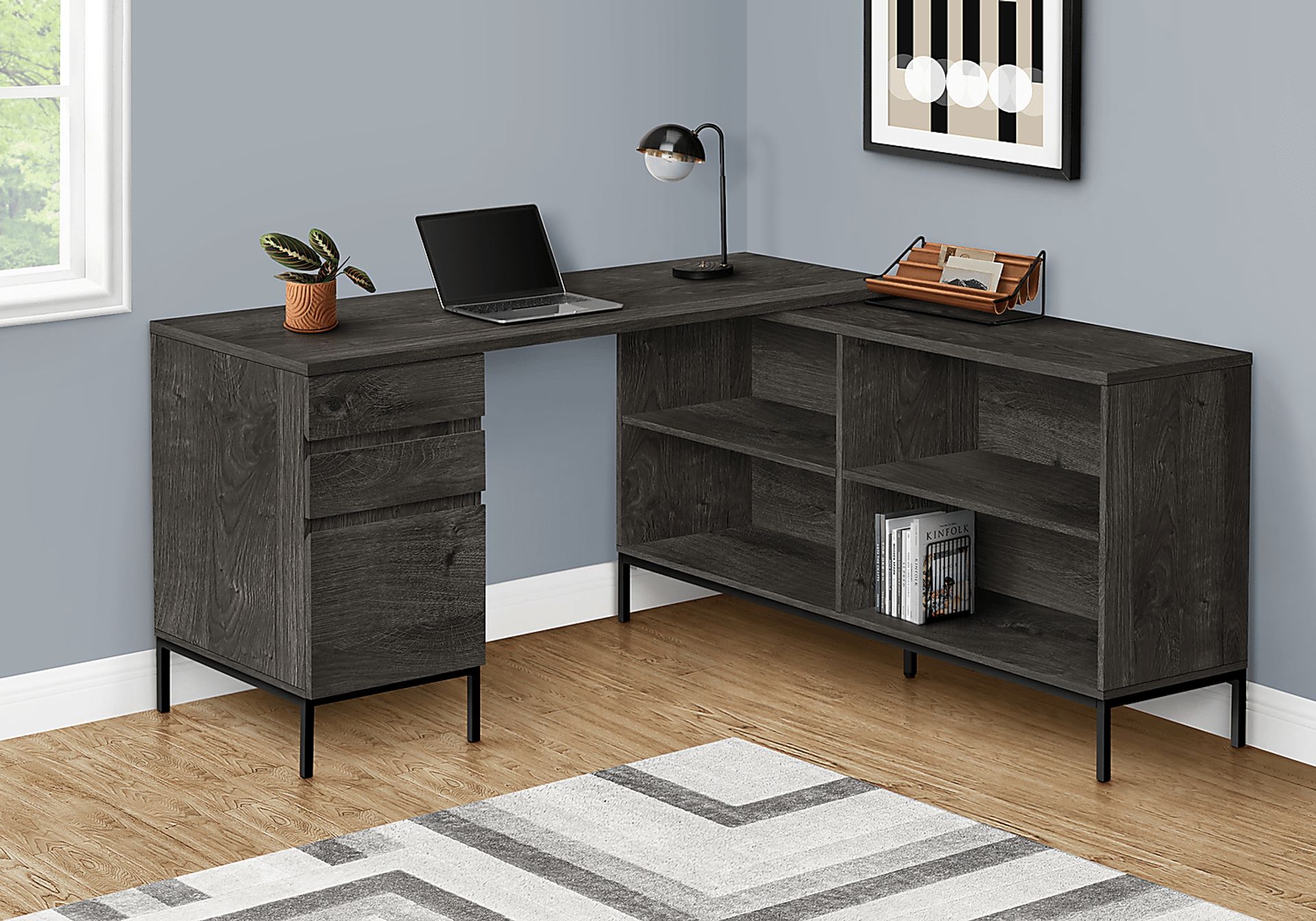 Wandsworth Gray Desk - Image 2