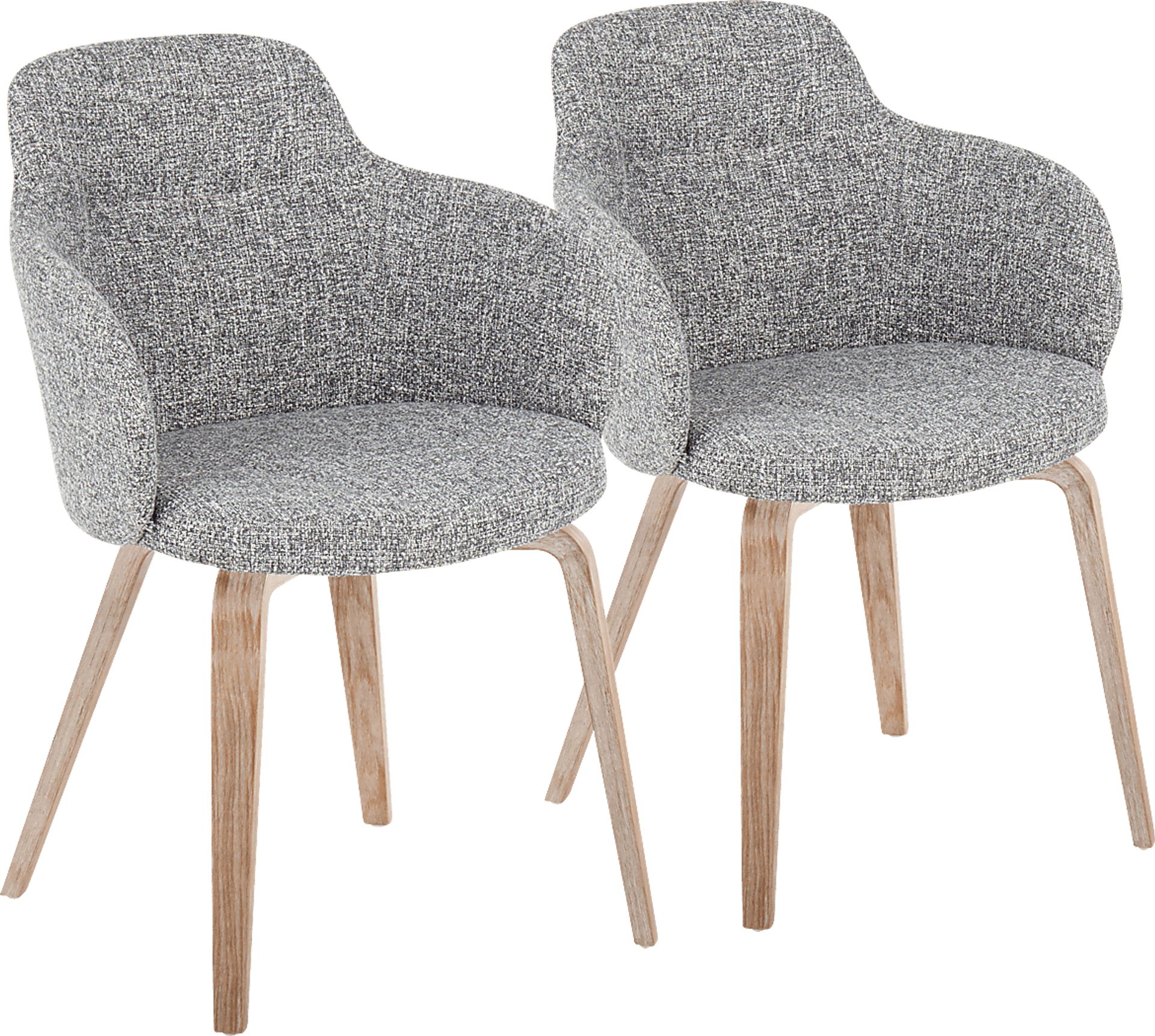 Waneden I Gray Side Chair, Set of 2 - Image 1