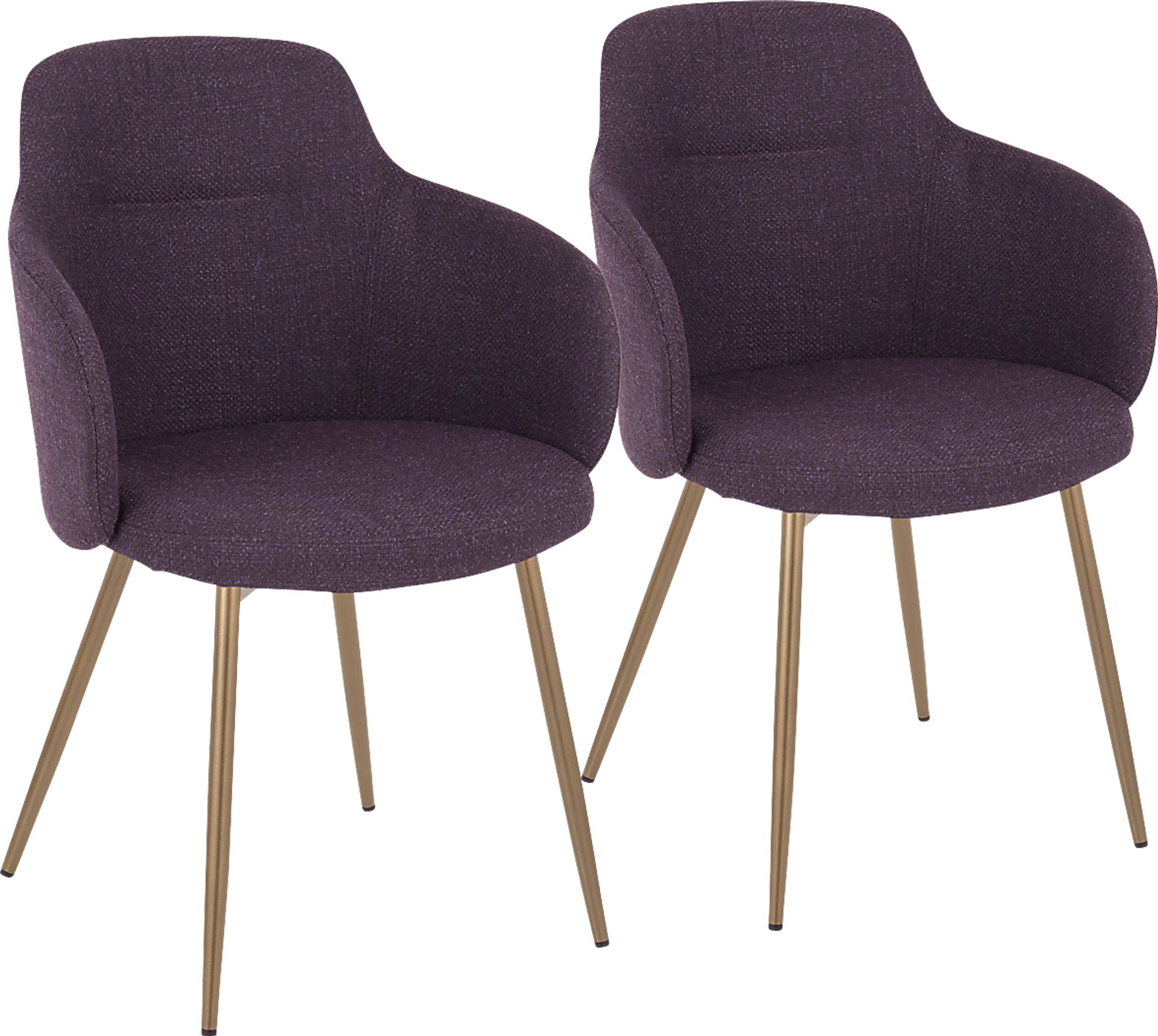 Waneden II Purple Side Chair, Set of 2 - Image 1