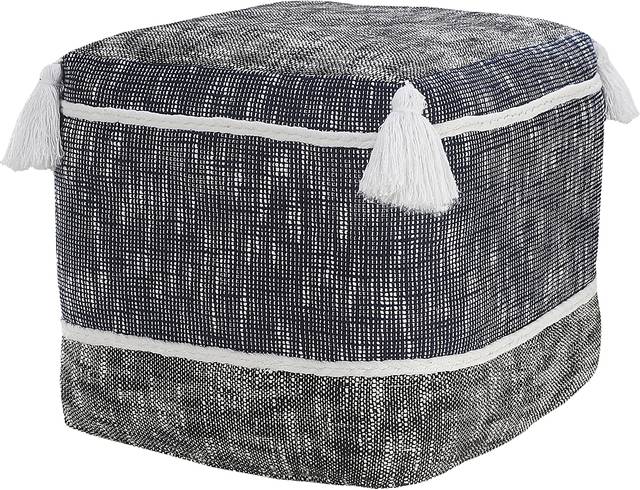Wanella Blue/White Pouf - Thumbnail - Image 4