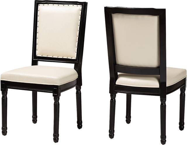 Wanskuck Black Side Chair, Set of 2 - Thumbnail - Image 1