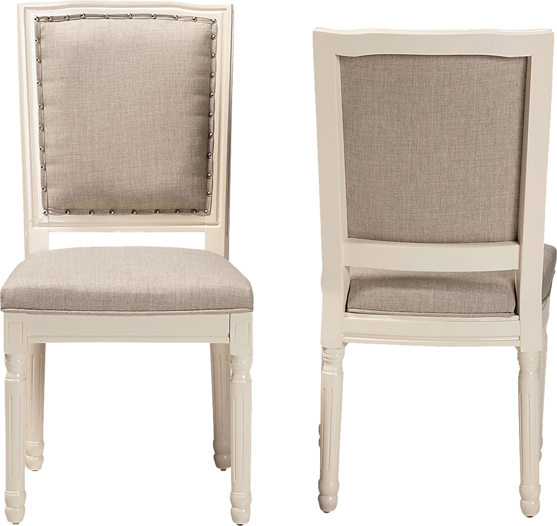 Wanskuck White Side Chair, Set of 2 - Image 4
