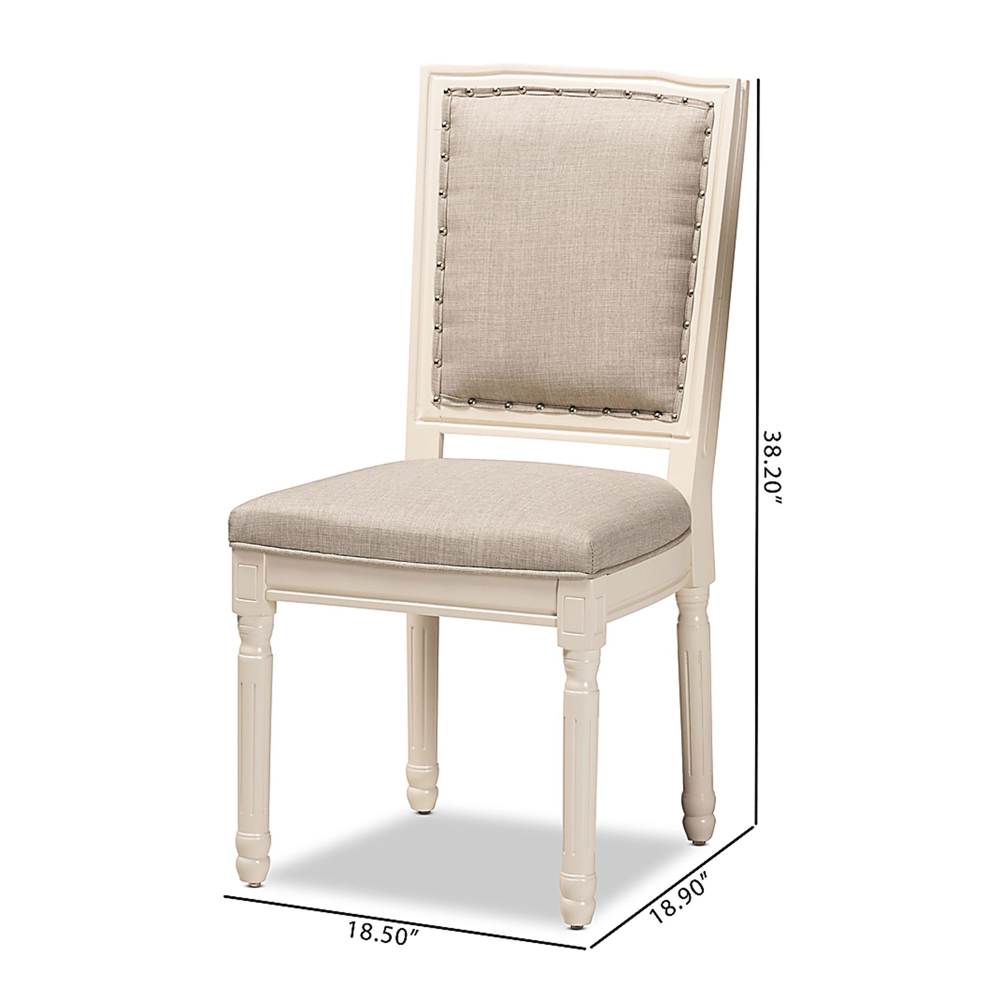 Wanskuck White Side Chair, Set of 2 - Image 9