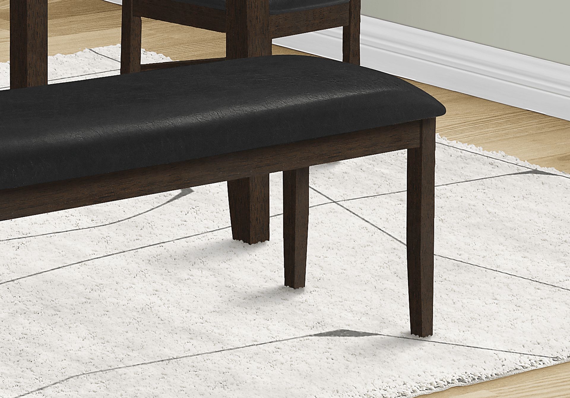 Wansley Black Dining Bench - Image 5