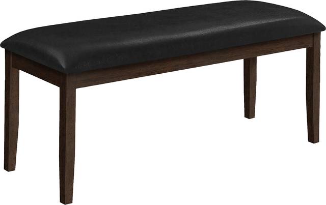 Wansley Black Dining Bench - Thumbnail - Image 1