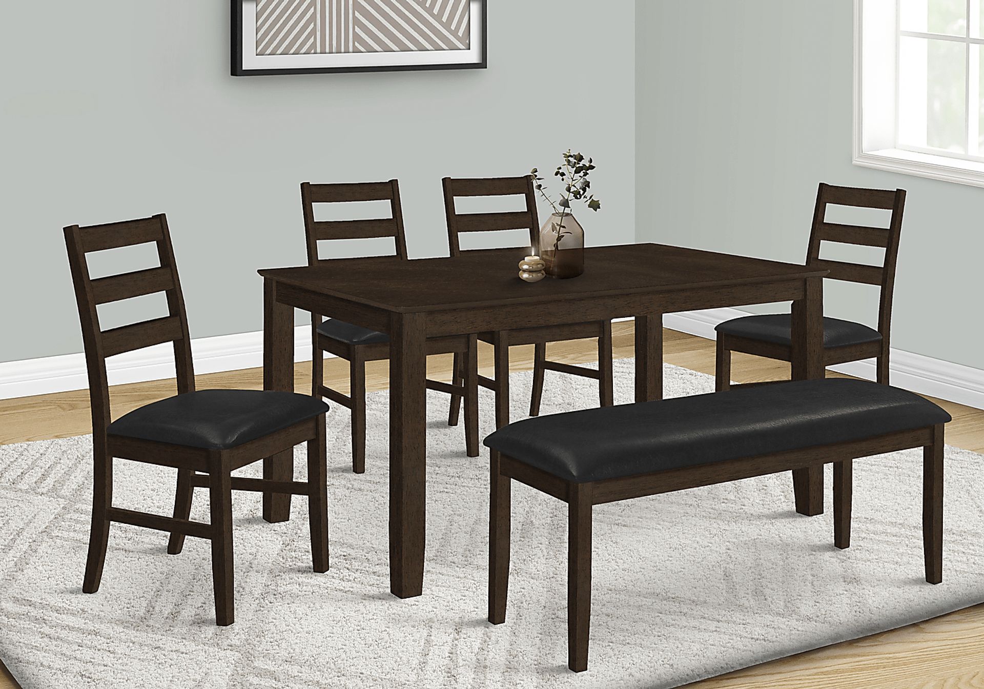 Wansley Espresso Dining Table - Image 3