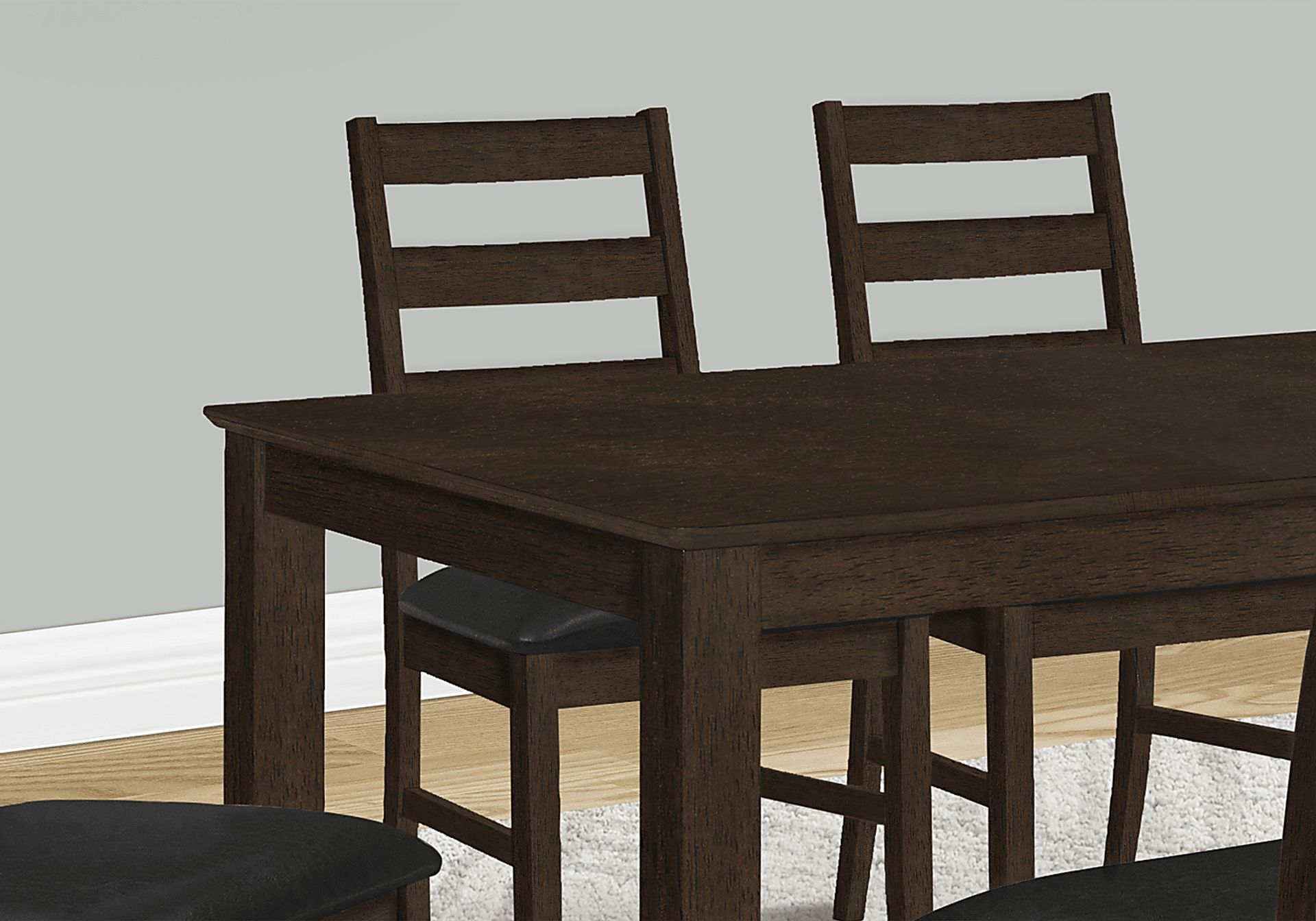 Wansley Espresso Dining Table - Image 7
