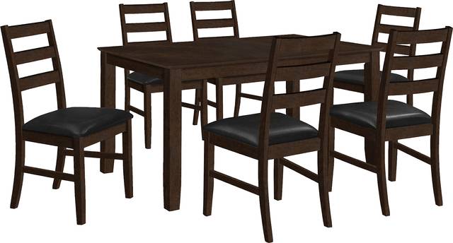 Wansley Espresso Dining Table - Thumbnail - Image 1