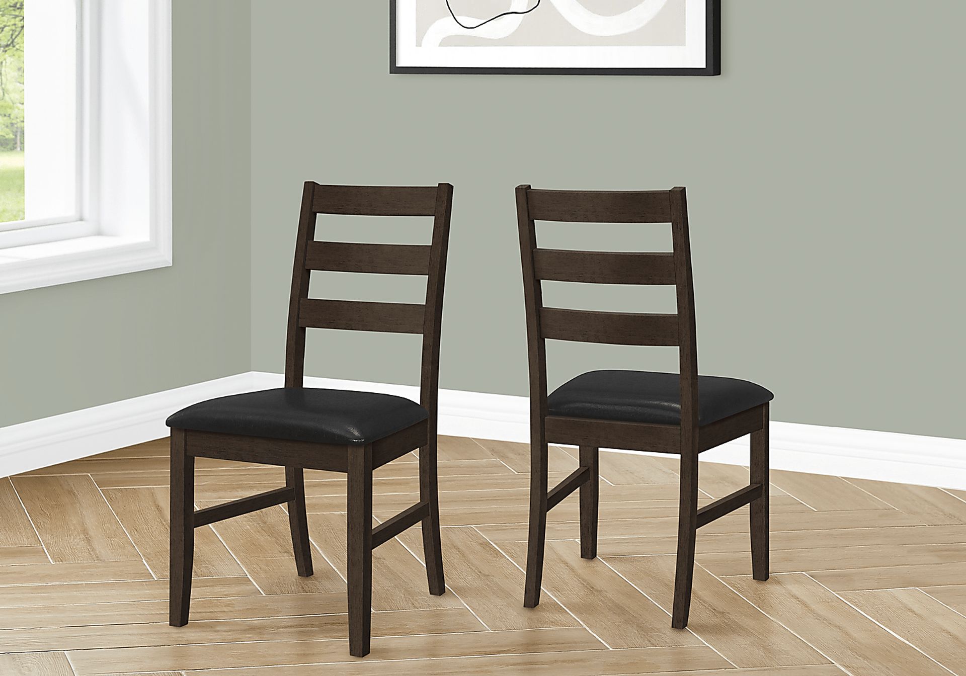 Wansley I Black Side Chair, Set of 2 - Image 2