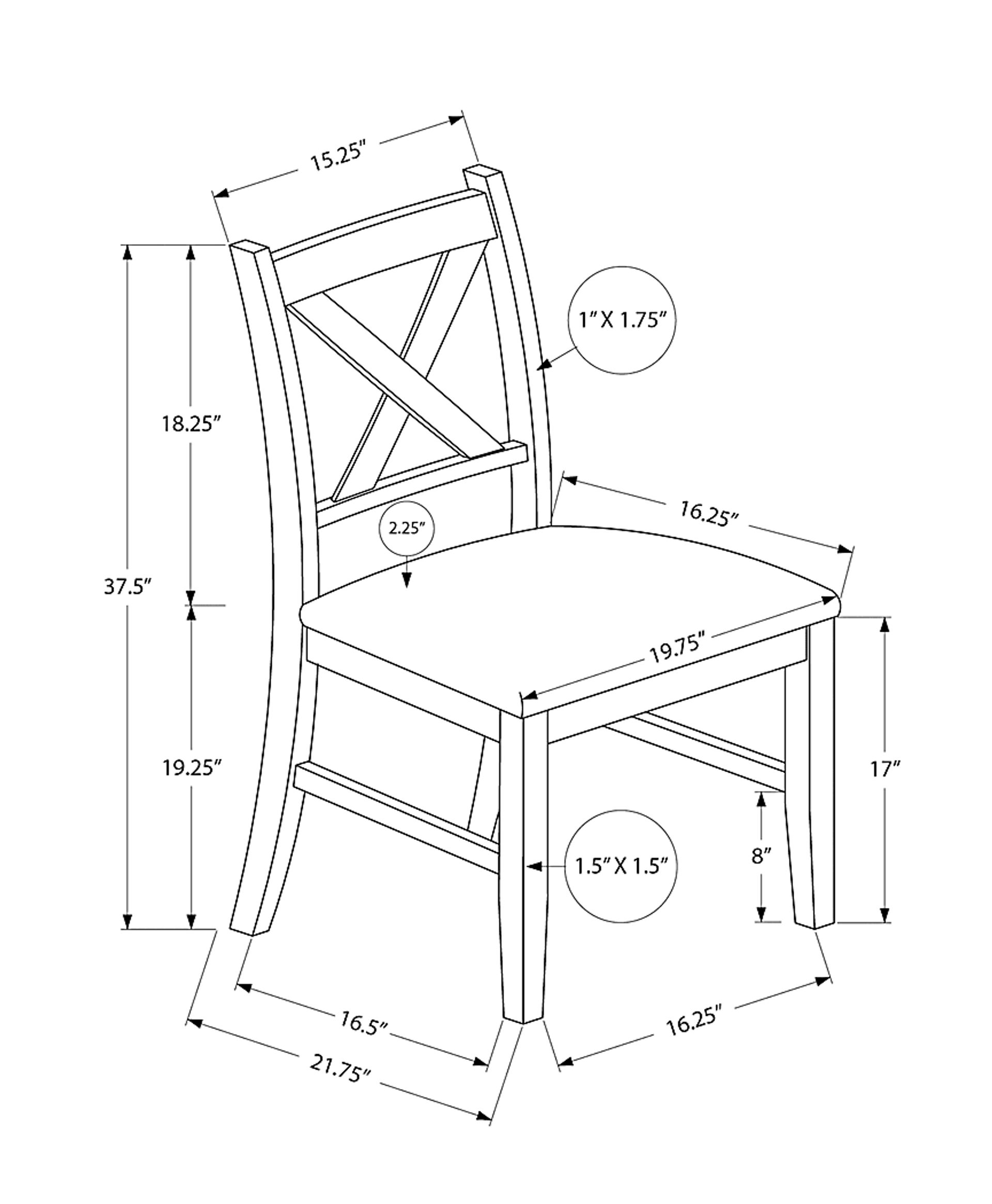 Wansley II Black Side Chair, Set of 2 - Image 7