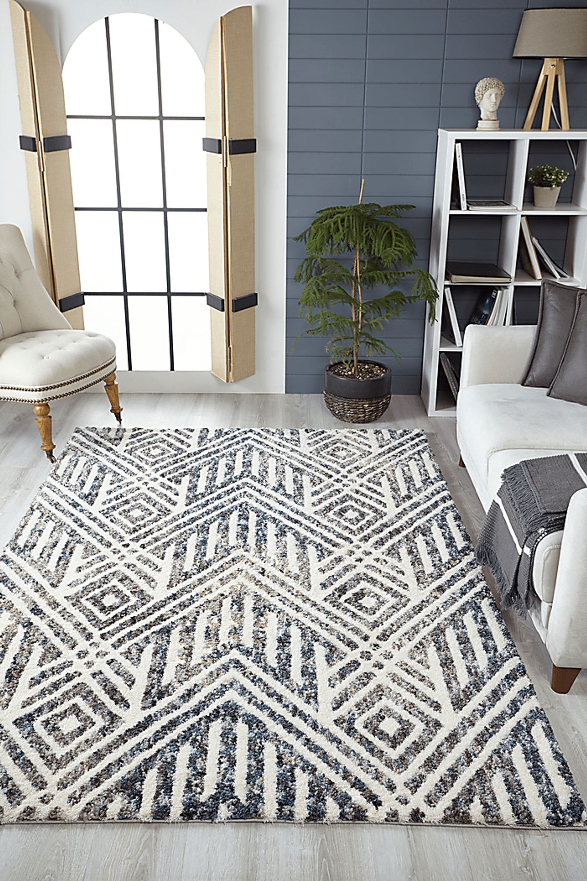 Wapeford Gray Rugs | Rooms to Go